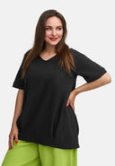 Pitkä paita pellavasta pallosiluetilla 'Venti'