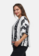 Casual tunika med flagermusærmer 'Sovana'