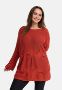 Stickad tröja av ren bomull 'Cotona'