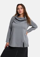 Camicia 'Juline' – Denim con elasticità in linea ad A fluente