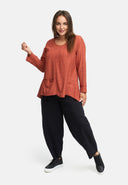 Szerokie spodnie z rozciągliwego materiału z parasola 'Isara'