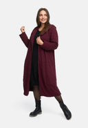 Transitional coat made of structured viscose stretch 'Floréa'