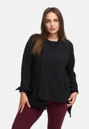 Giacca asimmetrica con cerniera 'Floréa'