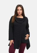 Tunica linea ad A con collo a scialle 'Floréa'