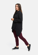 Tunic A-line with cowl collar 'Floréa'