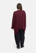 Jacket asymmetrical with zipper 'Floréa'