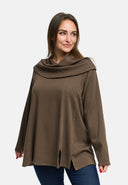 Camisa 'Lunava' – com stretch em linha A fluida