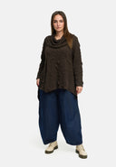 'Brunel' Tunica – forma corta, elegantemente strutturata & colletto a camicia