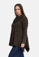 'Brunel' Tunica – forma corta, elegantemente strutturata & colletto a camicia