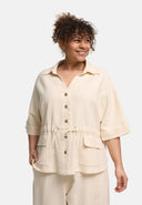 Kurtka 'Linaya' – przewiewna i miękka z bawełnianego lnu