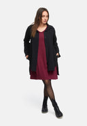 Lang bluse afslappet af hamp-bomulds-mix 'Elure'