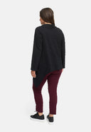 Tunic A-line with cowl collar 'Floréa'