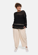 Koszulka dzianinowa 'Cotture' – Miękki w dotyku, stylowy krój i przewiewna