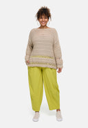 Koszulka dzianinowa 'Cotture' – Miękki w dotyku, stylowy krój i przewiewna