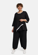 'Saria' Bluse – asymmetrisch, leicht & natürlich