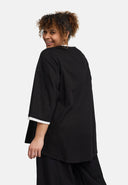 'Saria' Bluse – asymmetrisch, leicht & natürlich