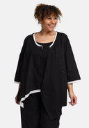 'Saria' Bluse – asymmetrisch, leicht & natürlich