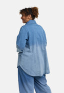 Blusa 'Sky' – Denim di alta qualità, Toppa e Elasticità