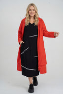 Robe midi 'Saria' – épurée, confortable et naturelle